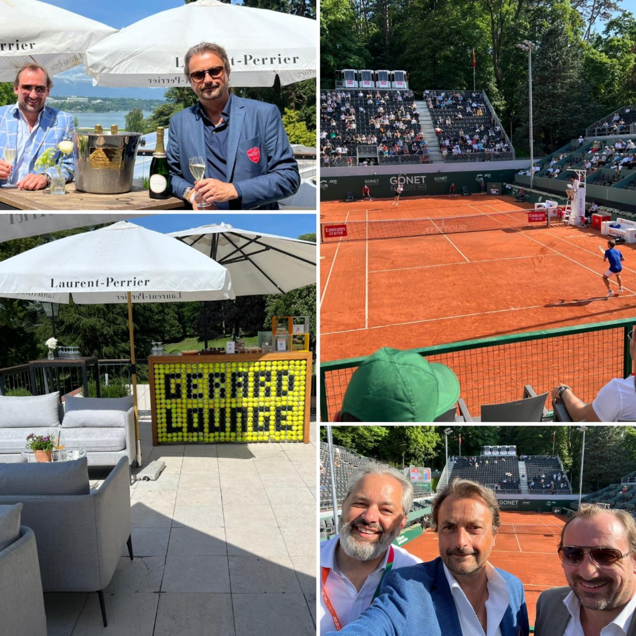 HL&Co - Genève - partnership - Laurent Perrier - tournament - tennis